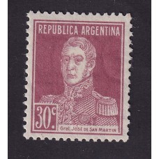 ARGENTINA 1923 GJ 572 ESTAMPILLA NUEVA CON GOMA U$ 16